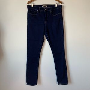 LEVI’S Skinny 311 High Rise Dark Jeans Sz 32